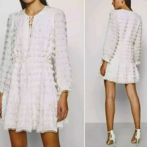 FARM Rio Dresses & Skirts - NWT Farm Rio Fringe Detail Mini Dress